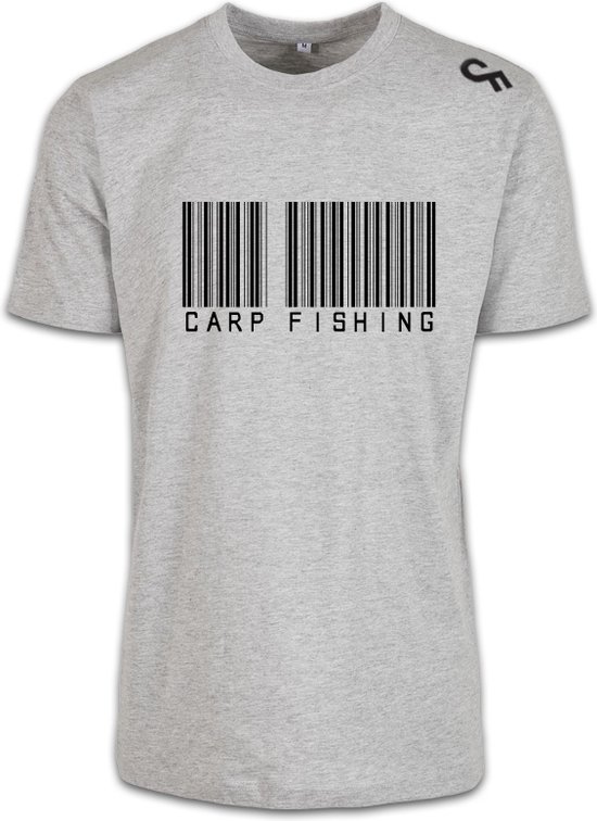 Chemise carpe - Pêche à la carpe - CarpFeeling - Code barre - Grijs - Taille S
