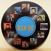 Elvis Presley Reclamebord van metaal METALEN-WANDBORD - MUURPLAAT - VINTAGE - RETRO - HORECA- BORD-WANDDECORATIE -TEKSTBORD - DECORATIEBORD - RECLAMEPLAAT - WANDPLAAT - NOSTALGIE -CAFE- BAR -MANCAVE- KROEG- MAN CAVE
