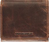 Maverick the original - pocketportemonnee -  RFID - volnerf rundsleder - bruin