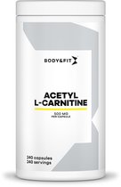 Body & Fit Acétyl-L-Carnitine - Carnitine - 240 Pièces