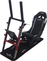 GameSeat Pro Series - F1/Rally/Race Seat - Rouge - Convient au volant de course - Chaise de Gaming - Gaming