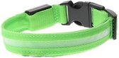 Jumada - Honden halsband - Lichtgevend - LED - Groen - L - 45-52 cm - Honden - Dieren - Halsbanden