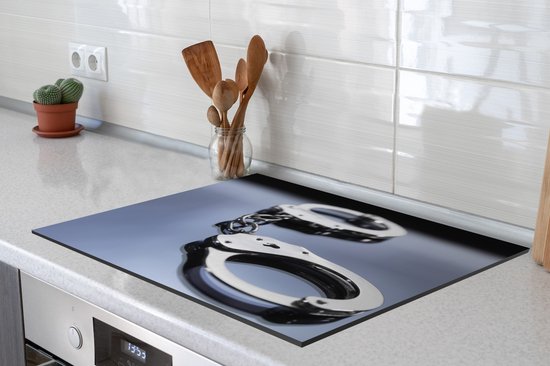 KitchenYeah® Inductie beschermer 71x52 cm - Metalen boeien - Kookplaataccessoires - Afdekplaat voor kookplaat - Inductiebeschermer - Inductiemat - Inductieplaat mat