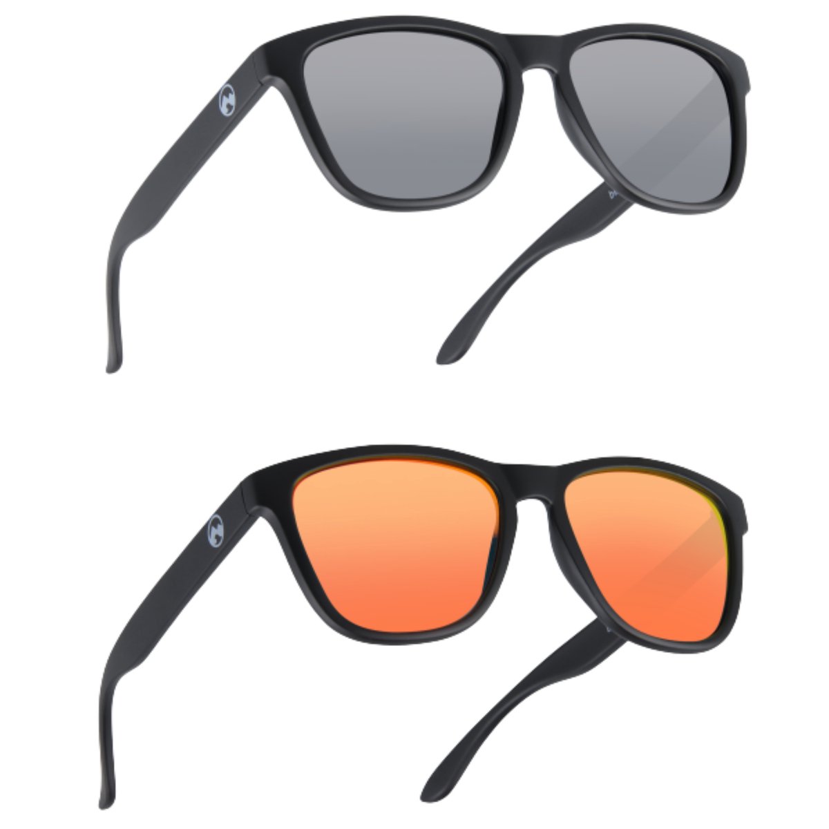MowMow® 2-pack Zonnebril Essential collection - Dames - Heren - Unisex - Gepolariseerd - UV 400