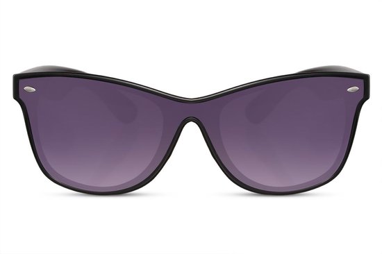 Joboly Cat Eye Zonnebril - Zwart Frame - Paarse Lenskleur - Dames van Joboly — afbeelding 2