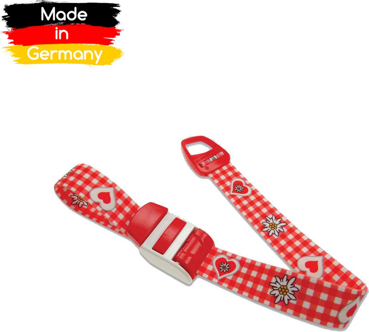 Goedkoopste Stuwband Edelweiss Rood - Tourniquet - Afbindband - Made in Germany