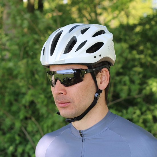 audit Gasvormig laat staan BBB Cycling Condor Racefiets Helm – MTB Helm – Wielrenhelm – Sporthelm –  Wit – Maat M | bol.com