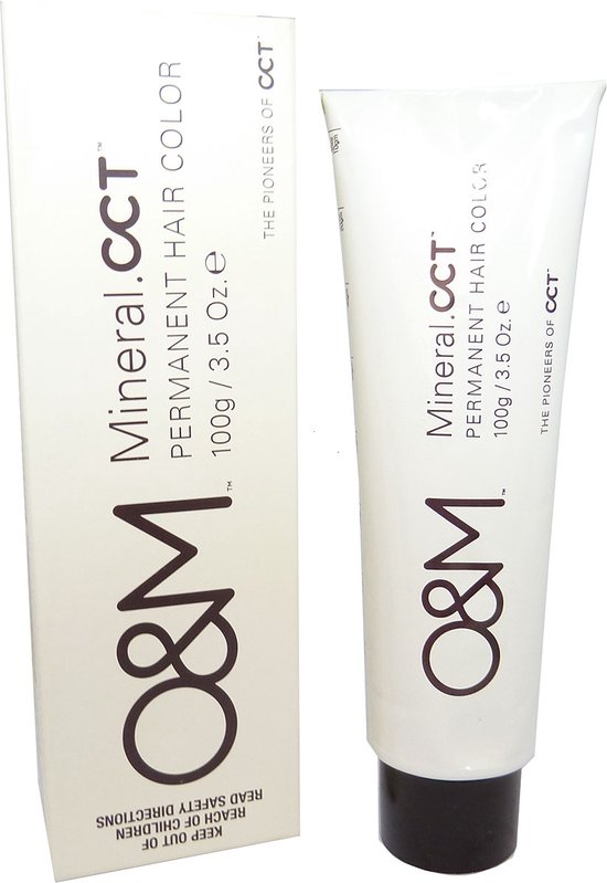 Original Mineral O and M Mineral CCT Permanent Haarkleuring creme 100g - 04/13 Cool Gold Brown / Kühles Goldbraun