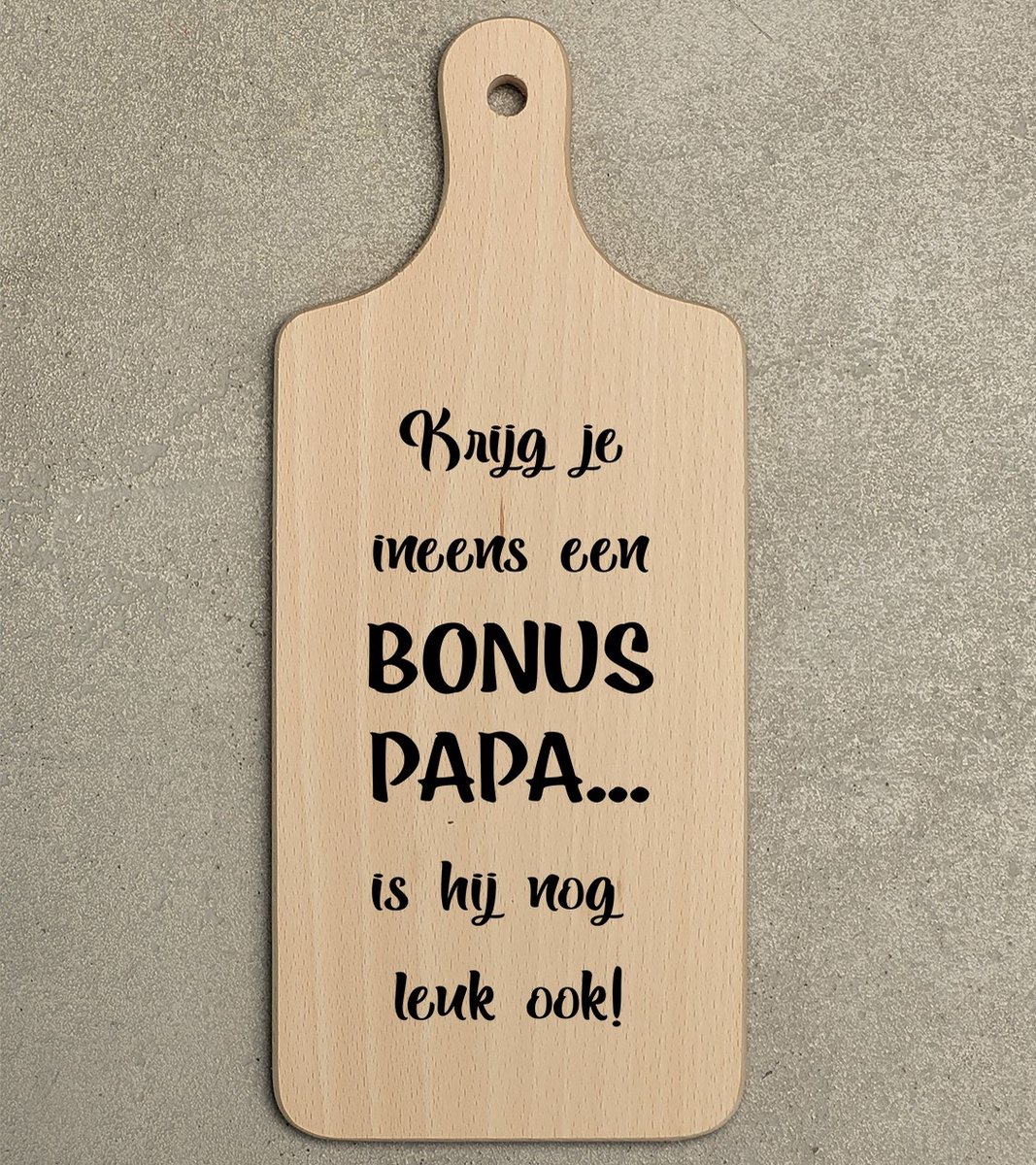 Borrelplank bonus papa is leuk