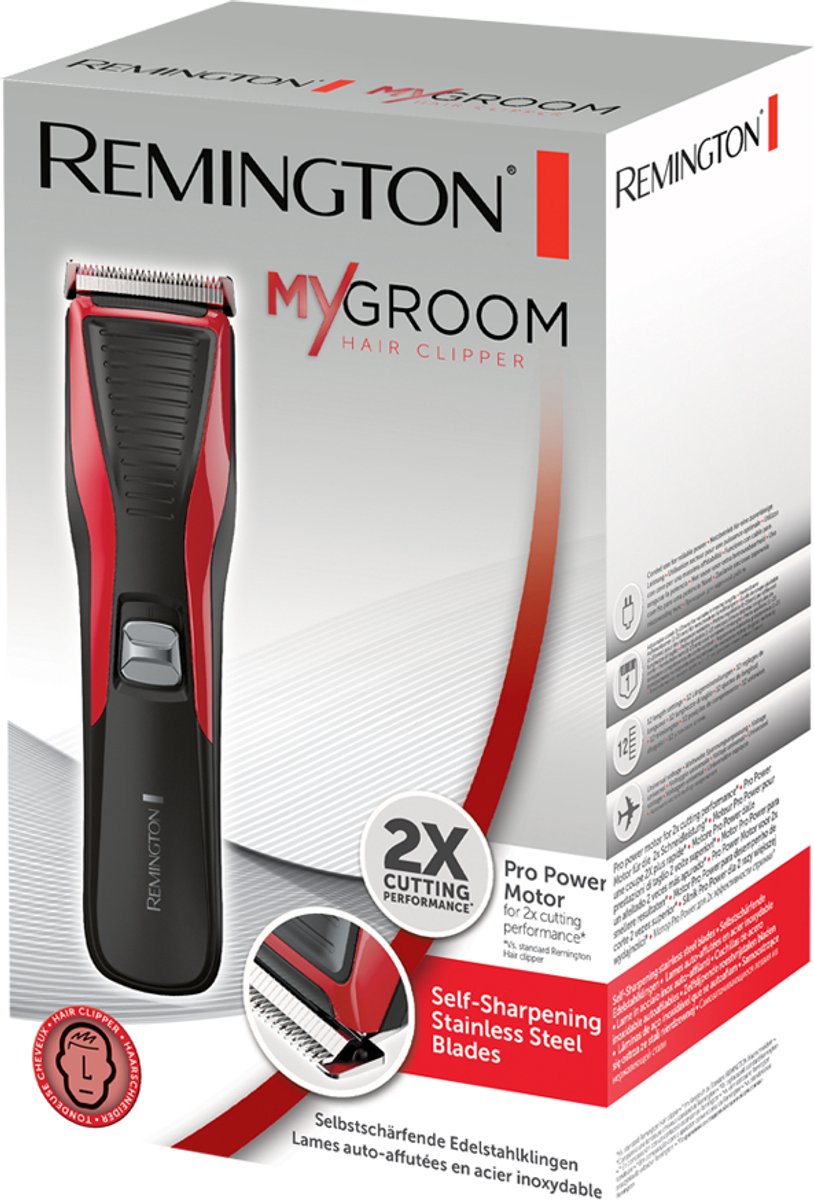 Remington Hair clipper HC5100 Zwart, Rood