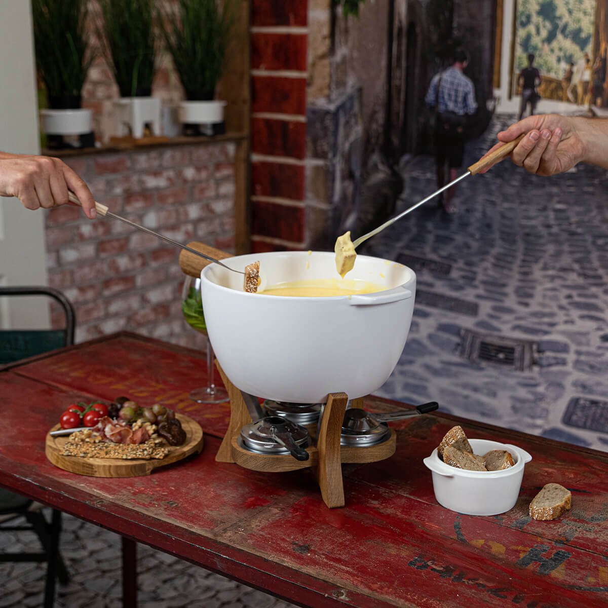 Boska Party Fondue Mr. Big - Fondueset - Kaasfondue - voor 5500 gram Kaas - 6,5 L – foto 6