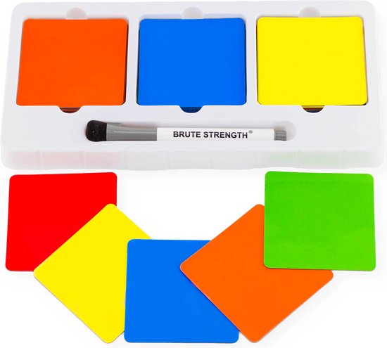 Whiteboard Scrum Magneten met stift - 25 stuks - Mix - 5 kleuren - 7,5 x  7,5cm - Post... | bol.com