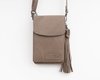 Bag2Bag Lederen Wallet - Clutch - Heuptasje Yuka XXL Totone Grey