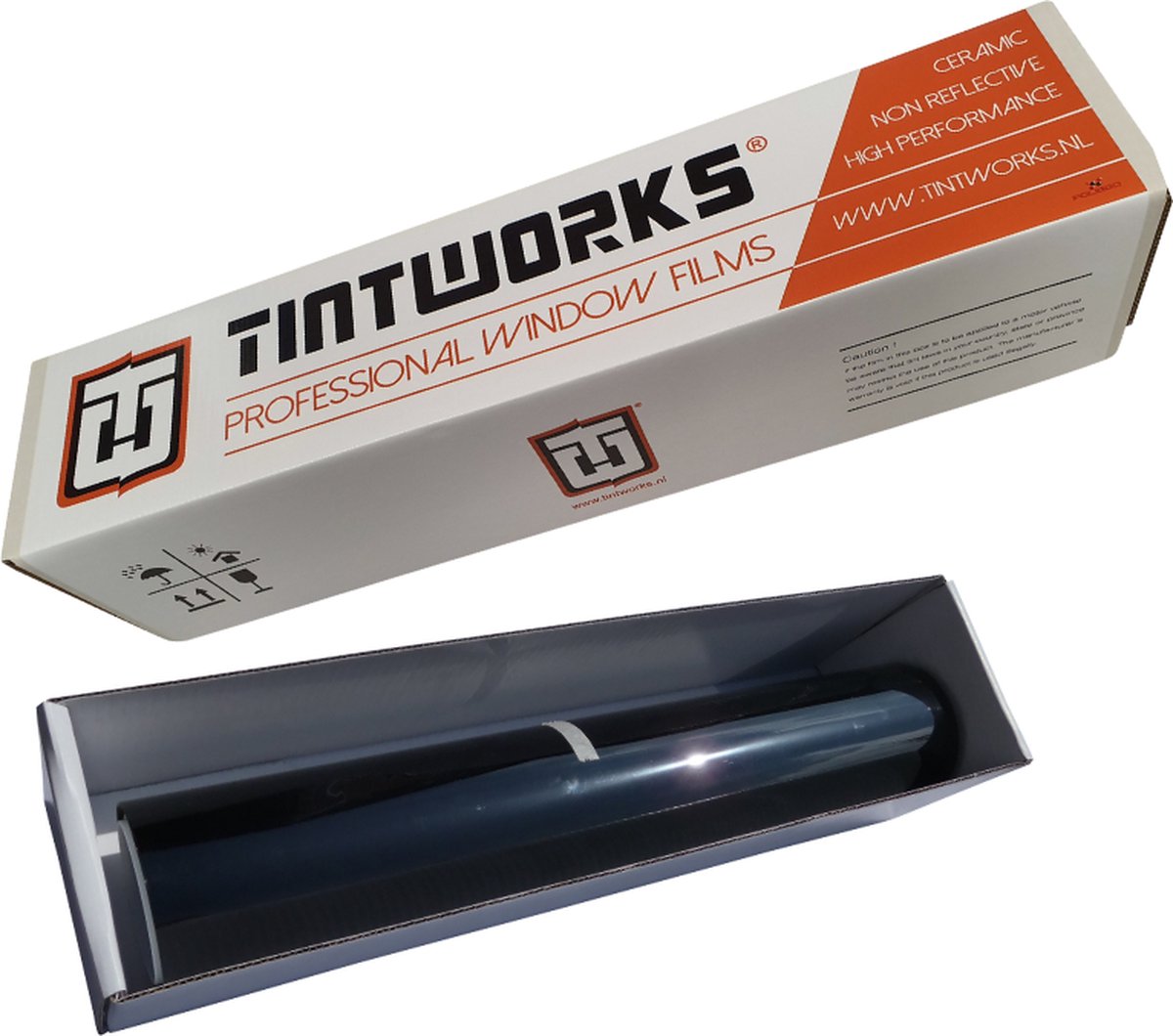 Tintworks - professionele auto folie 15% - verduisterend - vervormbaar - 300x76cm