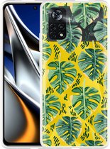 Xiaomi Poco X4 Pro Hoesje Palm Leaves Large - Designed by Cazy