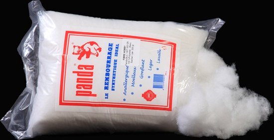 Panda Vulling kussen Panda vulling 500 gram - Synthetische kussenvulling -  knuffelvulling | bol.com