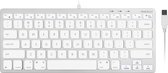 Macally SLIMKEYCA Clavier filaire compact USB-A - Disposition US (ANSI, QWERTY) - Wit