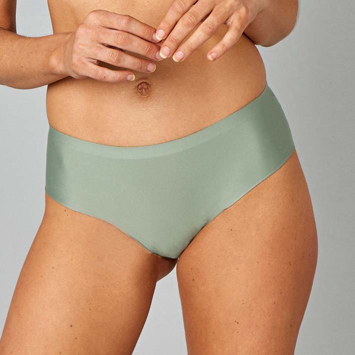 Pure Lime - Hipster – Duo Pack - Groen/Zwart – hardloopondergoed – sportonderbroek – dames – maat L
