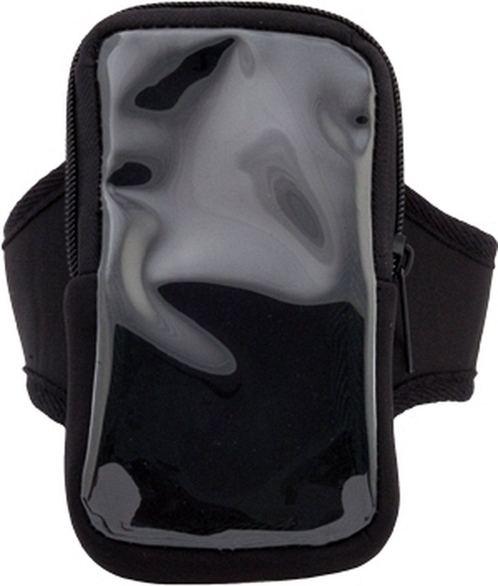 Voordelige smartphone sport armband zwart