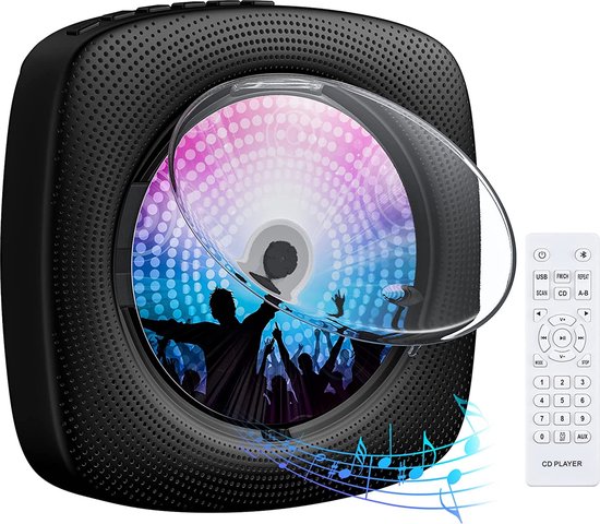 Welke hotel Oven CD Speler Draagbare met Bluetooth - Aan de Wand Monteerbare CD Speler - Met  Bluetooth... | bol.com