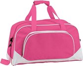 Fuchsia roze reistas/schooltas 42 cm