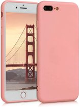 Shieldcase Siliconen hoesje met camera bescherming geschikt voor Apple iPhone 7 Plus / 8 Plus - optimale bescherming - siliconen hoesje - backcover - roze