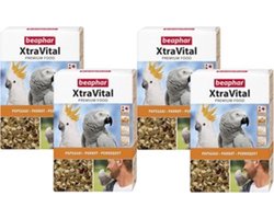 4x Beaphar XtraVital Papegaai - vogelvoer - 1kg