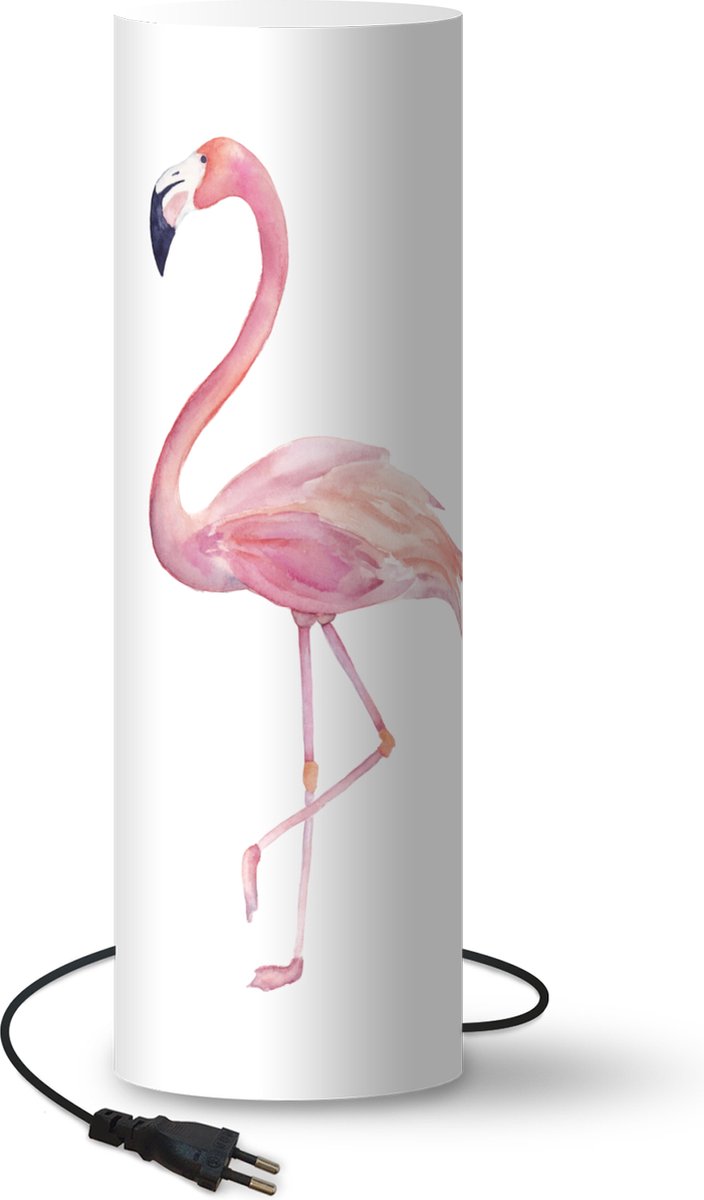 Lamptiger Tafellamp - Flamingo - Ø 19 Cm - E14 - Multicolor