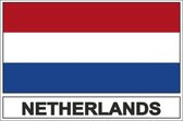 Sticker auto & raamsticker Nederland vlag land code Nederland