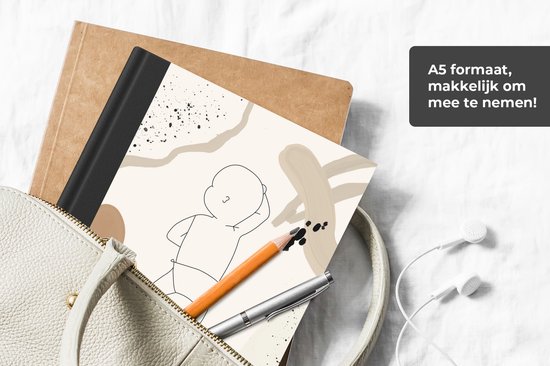 Carnet - Cahier d'écriture - Définition Bébé - Dictionnaire - Naissance - Citations - Proverbes - Carnet - Format A5 - Bloc-notes