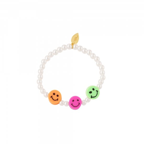 Bracelet enfant - Kids - Bracelet - Perle - Smiley