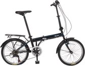 wheelerz Vouwfiets 20 Inch - 6 Speed Shimano - Zwart