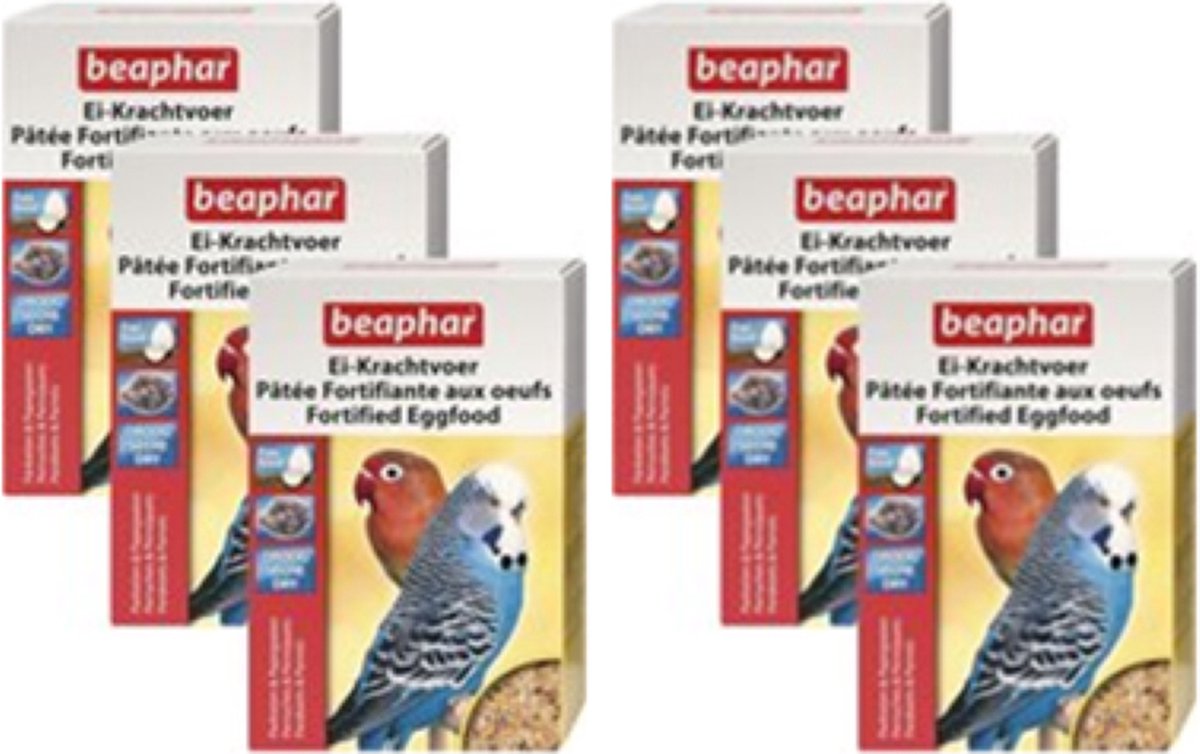 6x Beaphar Eikrachtvoer Parkiet - vogelvoer - 1kg