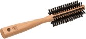 Brosse à cheveux ronde naturelle avec poils de porc 24 cm en bois - Articles de Soins personnels