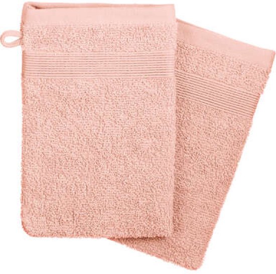 Livetti® 2xWashandjes 2 Delige Set 15x21 cm - Roze