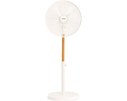 CREATE - Retro stijl 50 W draaiende staande ventilator - AIR STAND WOOD