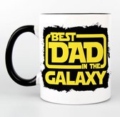 best dad in the galaxy beker vaderdag mok vaderdag cadeau mok gratis inpak service