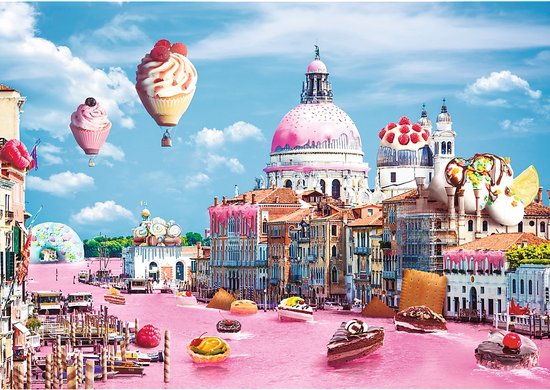 Pâtisserie Trefl Puzzle à Venise: 1000 pièces
