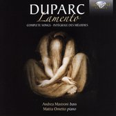 Andrea Mastroni - Duparc: Lamento Complete Songs (CD)