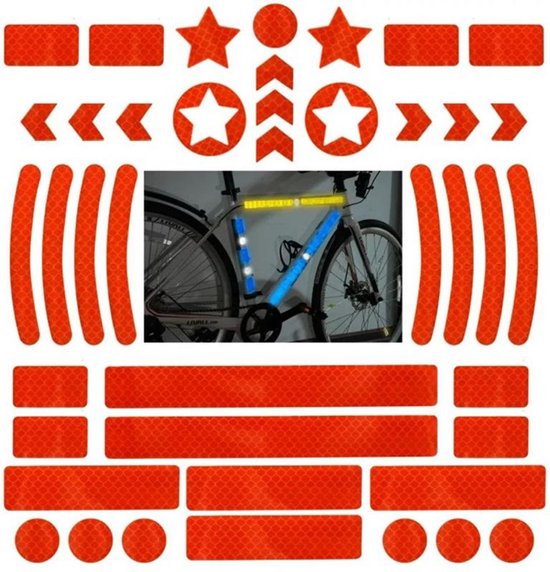 Autocollants Réfléchissants Pour Enfants – Sécurité Et Visibilité Dans L’obscurité, Pour Vélo, Casque, Poussette, Scooter – Matériau 3M