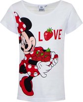 Minnie Mouse T-shirt Wit Maat 98