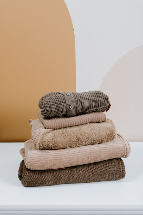 Baby's Only Ledikantdeken teddy - Baby deken Sense - Dekentje voor jongens en meisjes - 2.6 TOG - 100x135 cm - Clay - Rib corduroy stof - Herfst & winter deken van Baby's Only — afbeelding 4