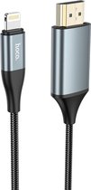 Hoco - Lightning to HDMI Cable - FullHD 1080p - 2 meter - Zwart - Video Kabel