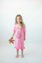 Fun2wear - enfants - filles - grande chemise / chemise de nuit - Beary much - Cradle pink - taille 134/140