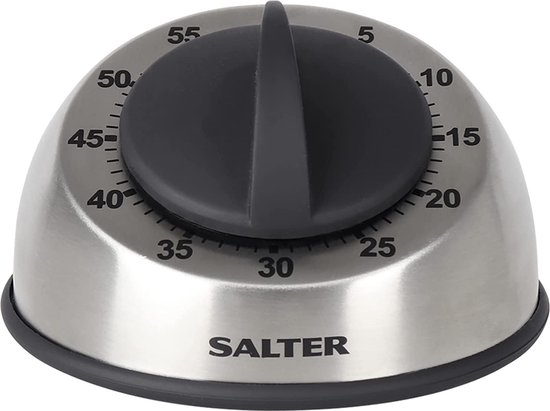 Magnetische mechanische kookwekker, alarmtimer Mechanische timer Handmatig mechanisch alarm Koken Countdown-herinnering voor tijdbeheer(rood