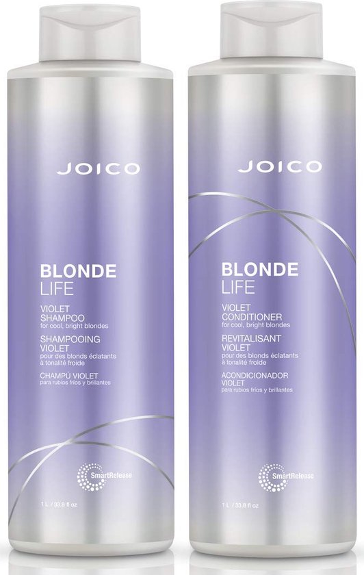 Joico Blonde Life Violet Shampoo & Conditioner Liter DUO