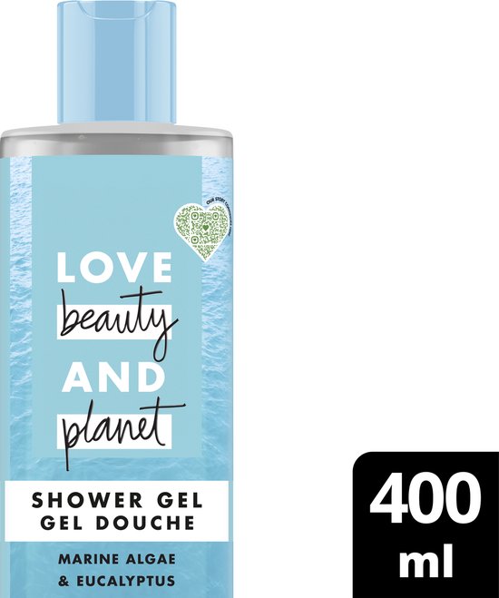 Love Beauty and Planet Showergel Marine Algae & Eucalyptus Wave of Hydration - 400 ml