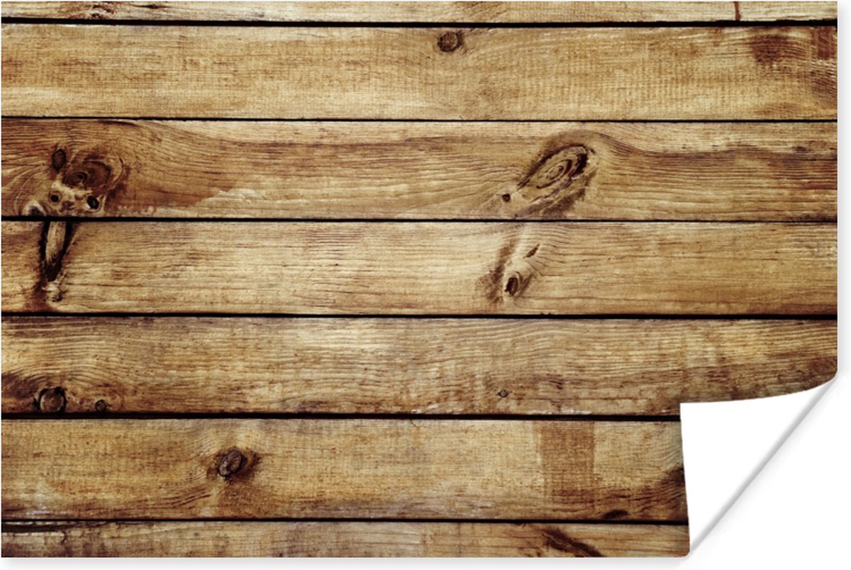 Poster Hout - Planken - Structuur - 120x80 cm