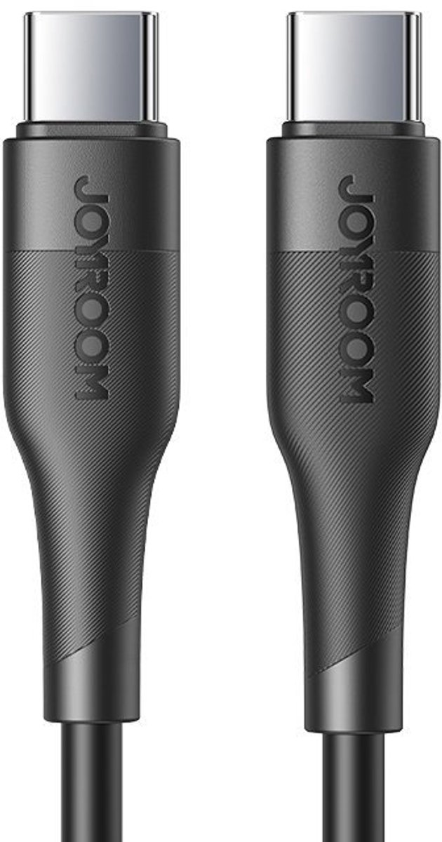 Joyroom USB-C oplaadkabel fast charging kabel 60W PD QC oplader - Zwart
