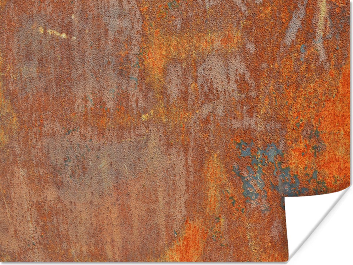 Poster Roest - IJzer - Industrieel - Oud - 80x60 cm